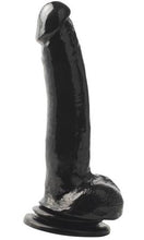 Load image into Gallery viewer, Basix Rubber 9 inches Suction Cup Dong Black
