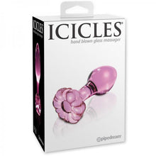 Load image into Gallery viewer, Icicles No 48 Pink Glass Butt Plug
