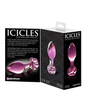 Load image into Gallery viewer, Icicles No 48 Pink Glass Butt Plug
