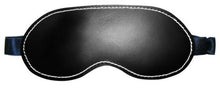 Load image into Gallery viewer, Edge Leather Blindfold Black OS
