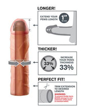 Load image into Gallery viewer, Fantasy X-tensions Perfect 1 inch Extension Beige
