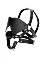 Load image into Gallery viewer, Strict Blindfold Harness Plus Ball Gag
