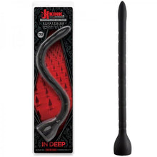 Load image into Gallery viewer, Kink In Deep Silicone Anal Snake 19.5 inches Black
