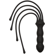 Load image into Gallery viewer, Kink The Quad Silicone Whip Black 18 inches
