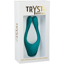 Load image into Gallery viewer, Tryst V2 Bendable Multi Erogenous Zone Massager Remote Teal
