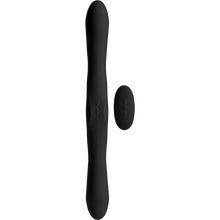 Load image into Gallery viewer, Kink Dual Flex Vibrator Wireless Remote Black
