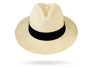 FINE FEDORA PANAMA HAT 'CLASSIC NATURAL' ROLLABLE PREMIUM STANDARD