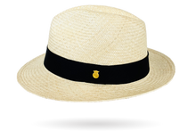 Load image into Gallery viewer, FINE FEDORA PANAMA HAT &#39;CLASSIC NATURAL&#39; ROLLABLE PREMIUM STANDARD
