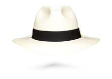 Load image into Gallery viewer, FINE FEDORA PANAMA HAT &quot;CLASSIC WHITE&quot; ROLLABLE PREMIUM STANDARD
