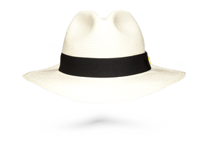 FINE FEDORA PANAMA HAT "CLASSIC WHITE" ROLLABLE PREMIUM STANDARD