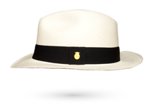 Load image into Gallery viewer, FINE FEDORA PANAMA HAT &quot;CLASSIC WHITE&quot; ROLLABLE PREMIUM STANDARD

