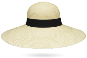 LUXURY LADY GLAM PANAMA HAT LARGE BRIM (15CM)